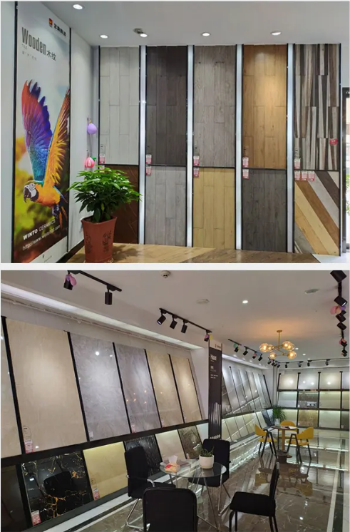 宏陶瓷磚江西上栗專(zhuān)賣(mài)店選材區(qū)